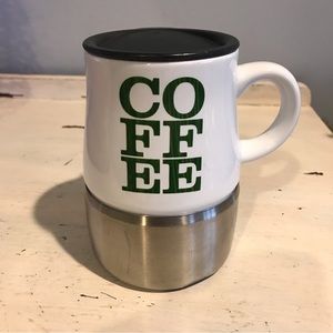 Starbucks 2006 Travel Mug 14 oz Stainless Steel/Ceramic